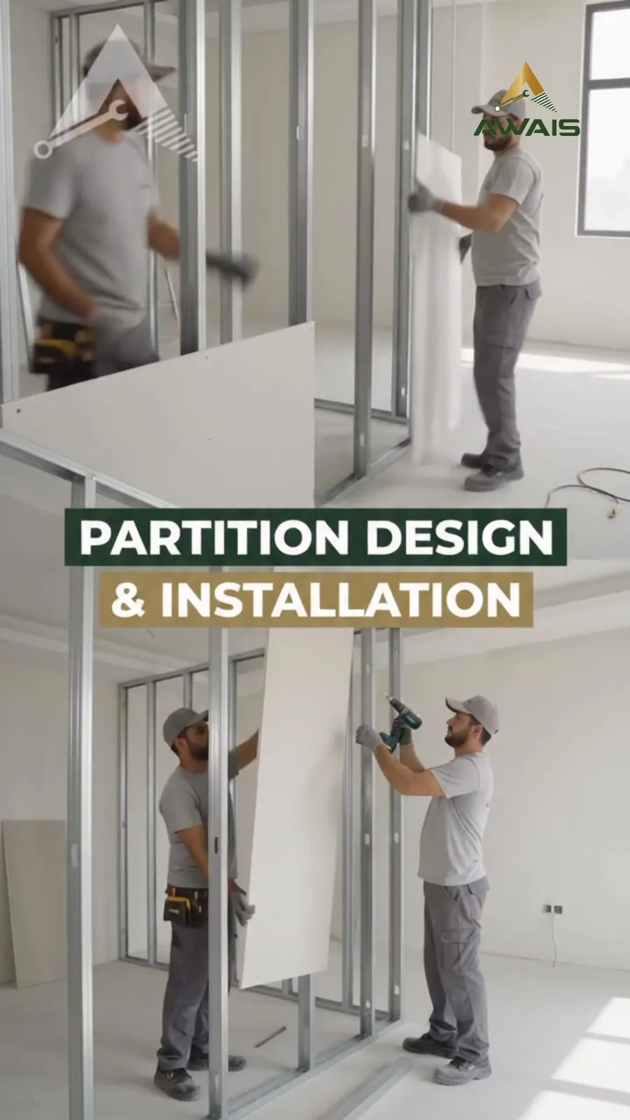 Partition Walls in Dubai Offices: Gypsum vs Glass vs Acoustic